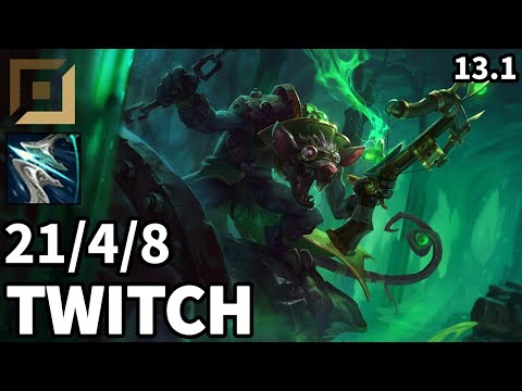 Twitch ADC vs Caitlyn - EUW Master | Patch 13.1