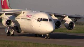 Luxembourg Airport early evening actions