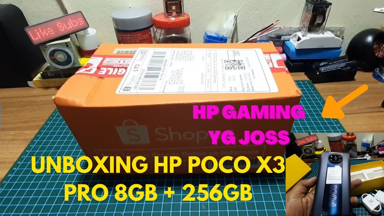 UNBOXING Xiaomi POCO X3 PRO RAM 8/256GB