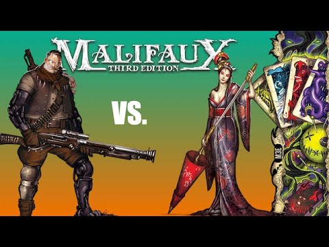 Malifaux 3rd edition Lunchbreak battle report- Cooper vs. Youko