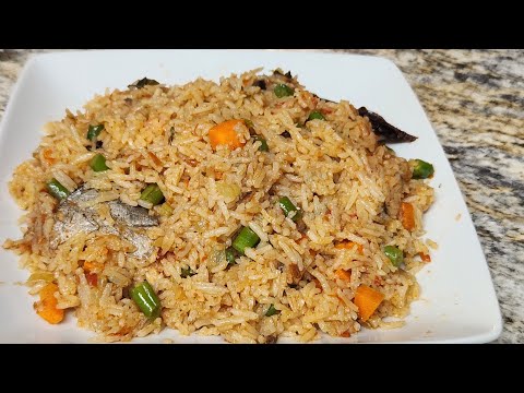 Best cameroon jollof rice recipe.  Easy and delicious.