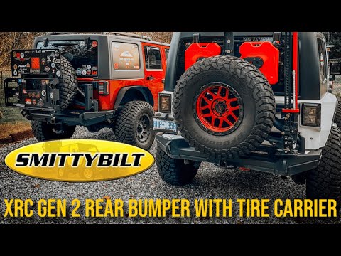 The Smittybilt XRC Gen 2 Rear Bumper with Tire Carrier: The Complete Install Video