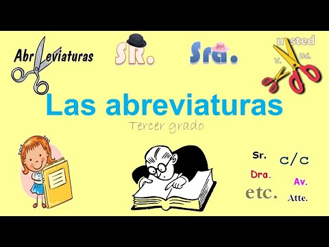 LAS ABREVIATURAS /(+ EJEMPLOS) /APRENDE DESDE CASA