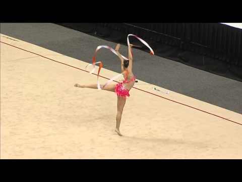 Aliya Protto - Ribbon - 2015 USA Gymnastics Championships