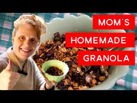 Mom's Classic Homemade Granola — Simply Delicious Recipe