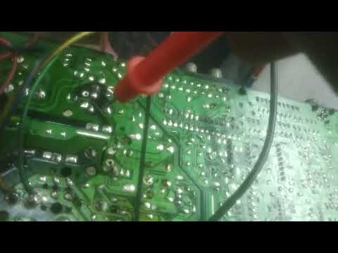 Samsung CRT tv no pitcher with plane raster sound ok #electronics #nopitcher #electronics