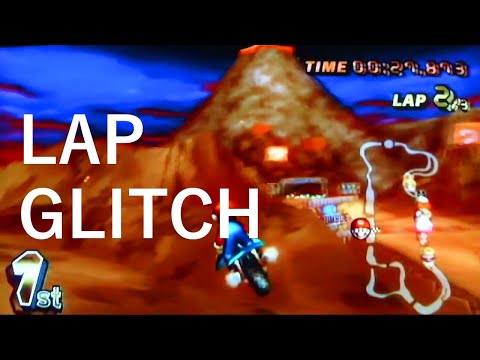 Mario Kart Wii - Grumble Volcano Lap Glitch