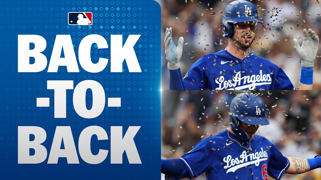 Kyle Tucker and Dalton Rushing hit BACK-TO-BACK home runs for the Los Angeles Dodgers! 💪