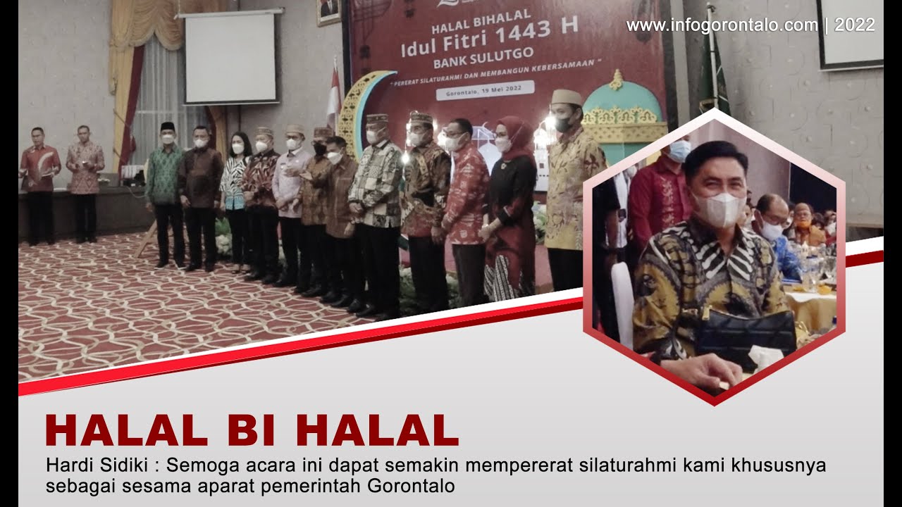 Ketua DPRD Kota Gorontalo Hadiri Halal Bi Halal Bank Sulutgo