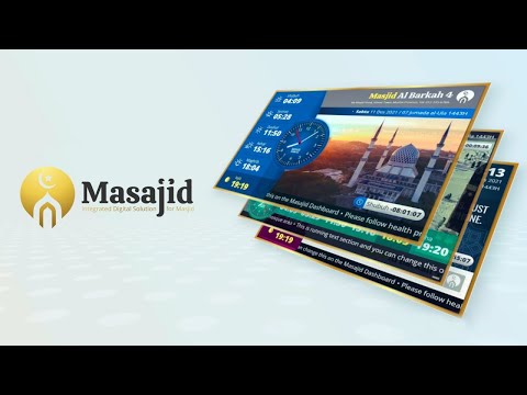 Masajid Screen Prayer Time TV