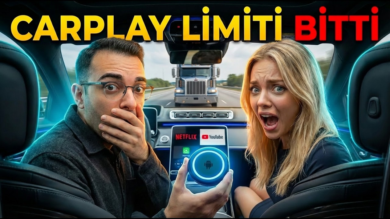 CarPlay Limitlerini Kaldıran Android Box! Netflix, YouTube, IPTV