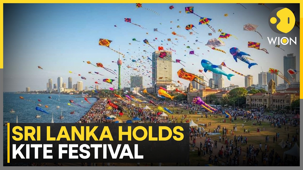 Sri Lanka: Colourful Kites Fill Skies Over Colombo | WION