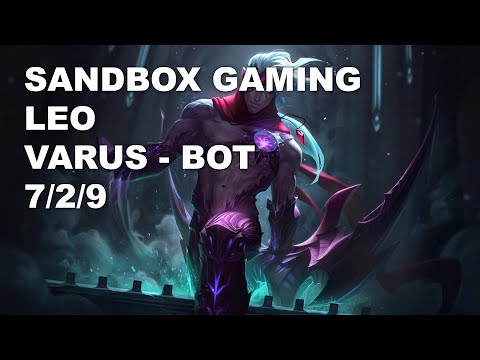 SANDBOX Gaming Leo Bot Varus vs Aphelios - KR Challenger Patch 10.8