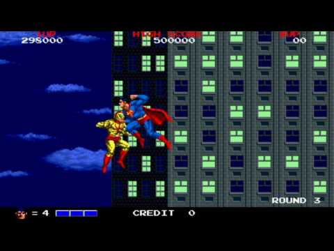 [HD] Superman Round 3 1988 Taito Mame Retro Arcade Games