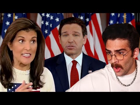 Nikki Haley reacts to Ron DeSantis suspending his campaign | HasanAbi reacts to CNN