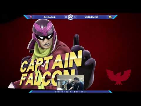 SOS39 Losers Top 8 - JumboJack (Captain Falcon) vs V3|Bethel3D (Toon Link)