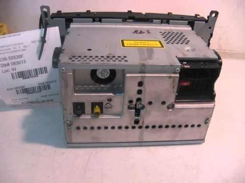 2007 Mercedes C230 RADIO ID A2038707389 - mbiparts.com Used OEM Mercedes Parts - Dismantlers ... OEM