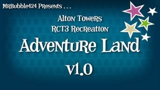 preview picture of video 'Adventure Land Update V1.0 - Alton Towers RCT3 Recreation HD'