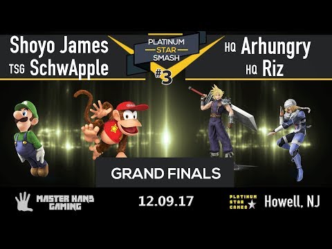Platinum Star Smash 3 - TSG | SchwApple + Shoyo James vs HQ | Arhungry + HQ | Riz - Grand Finals