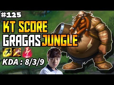 KT Score Gragas vs Khazix Jungle - Korea Challenger Season 8