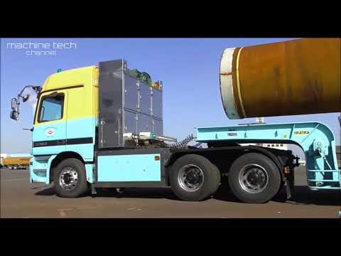 Discover the process of transportation and installation  giant steel pipe