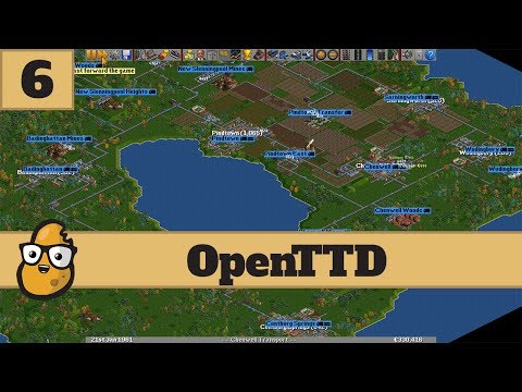 OpenTTD Ep. 6 - Let's Play Open Transport Tycoon Deluxe - Trucks Gone wild!
