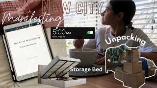 New year✨, new home, manifestation course by Regan Hillyer, unpacking📦, new storage bed, and more!