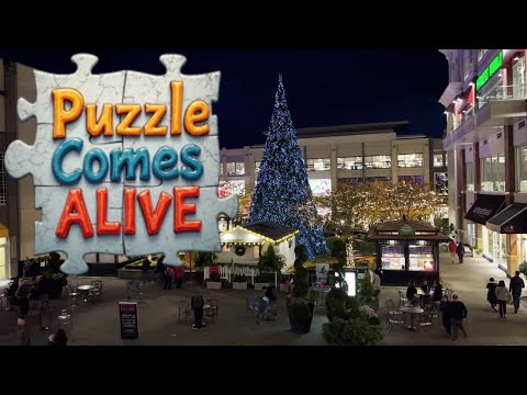 Festive Nights at the Plaza A Glowing Christmas Tree Puzzle Comes to Life