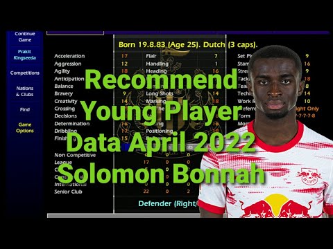 CM01-02 - Recommend Young Player Data April 2022 :Solomon Bonnah
