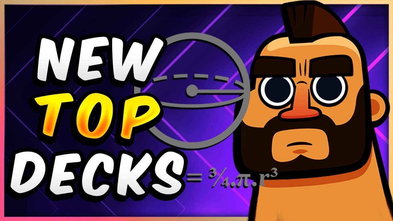 These are the NEW TOP CLASH ROYALE DECKS!