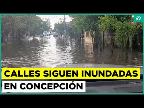 Compleja situación el Biobío y Ñuble tras lluvias: mall inundado en Chillán y Angol con alerta