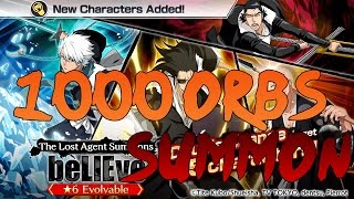 Bleach: Brave Souls - 1000 Orbs The Lost Agent beLIEve Summons