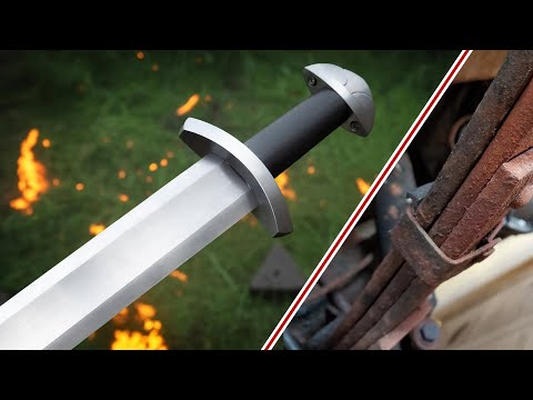 I Made A Viking Sword From A Car Spring