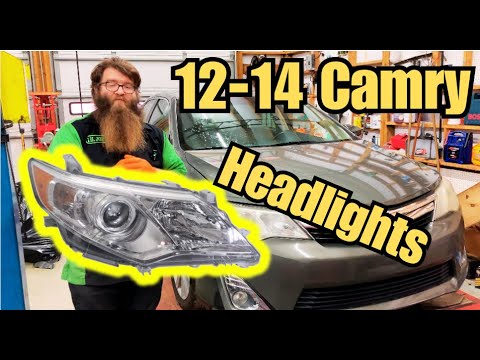 12-14 Toyota Camry Headlight Assembly Replacement