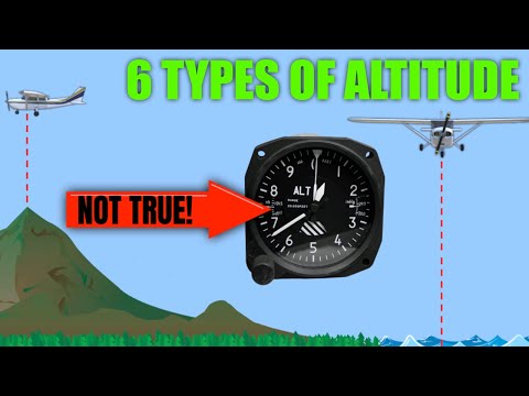 6 Types of Altitude EVERY Pilot Should Know (IFR Ground Course Lesson 2)