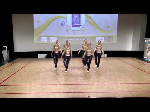 FISAF Fitness & Sports Aerobics European Championship 2018. Adult Grande Aerobics:Scarlet Roses.