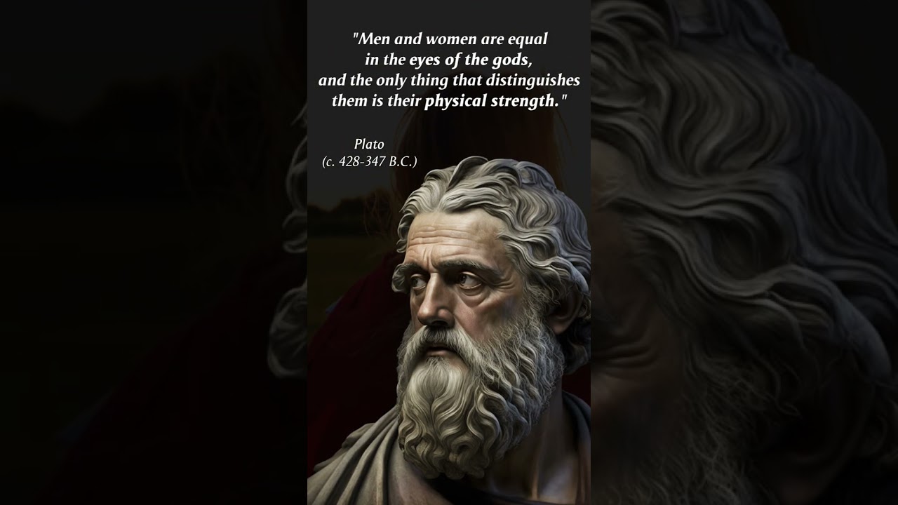 Aristotle VS Plato On Women & Gender Equality (1 of 10) #aristotle #plato #quote