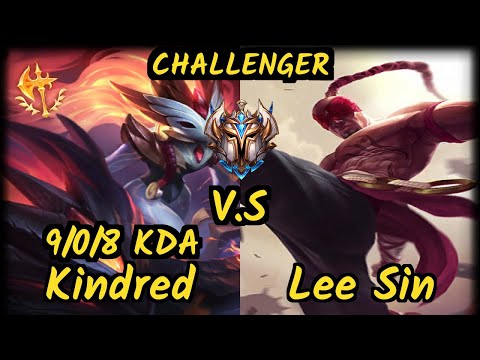 G2H Lamabear (KINDRED) vs LEE SIN - 9/0/8 KDA JUNGLE CHALLENGER GAMEPLAY - EUW
