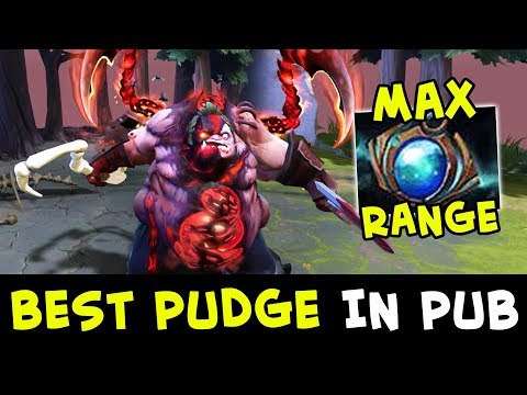 BEST PUDGE in pub Qupe — max range Hooks
