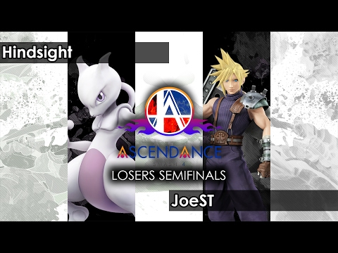Smash 4: UCE | Hindsight (Mewtwo) V UG | JoeST (Cloud/Diddy Kong..) - Ascendance 19 Tournament SSB4