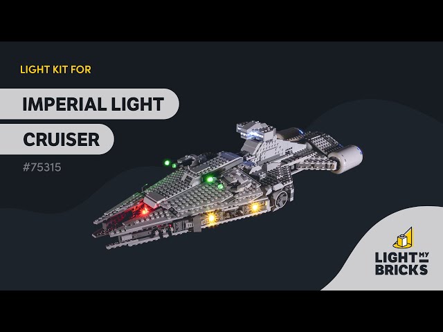 Video Teaser für LIGHT MY BRICKS - Star Wars Imperial Light Cruiser 75315 Light Kit Video Demonstration