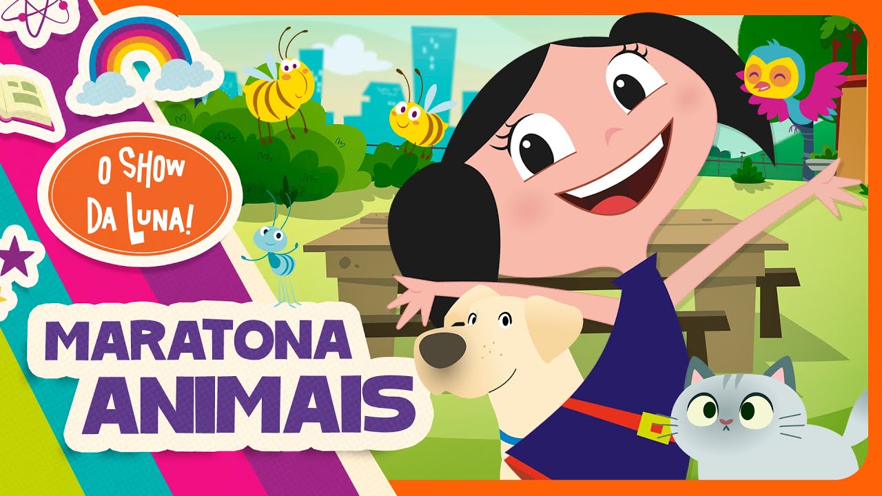 🟠 MARATONA ANIMAIS 🐝🐜 - Parte 1 l O Show da Luna!