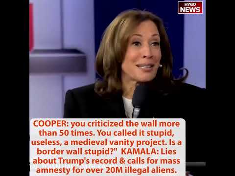 'Asked her specifically on wall' KAMALA: blame Trump, hasn't closed deal, hasn't said exactly what