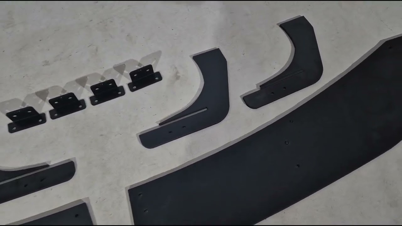 Volkswagen Golf 5 2003-2009 рр. Задній дифузор DPT V-1(чорний матовий) Video 1