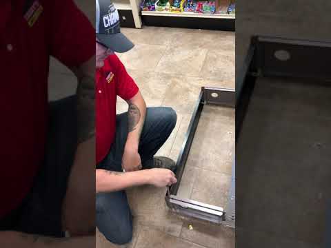 How to set Lozier end cap shelving for Casey’s
