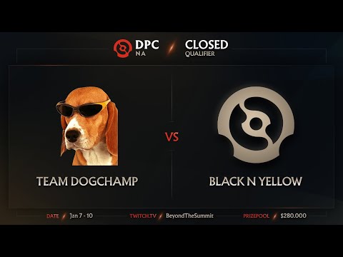 DogChamp vs Black N Yellow Game 1 - DPC NA Closed Qualifiers: Semifinals w/ PartyPetee & 3tphon3hom3
