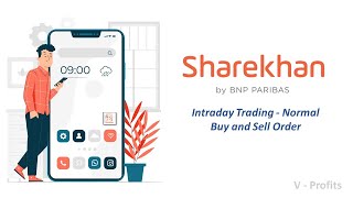 Intraday Trading Normal Buy And Sell Sharekhan Mobile App in Tamil