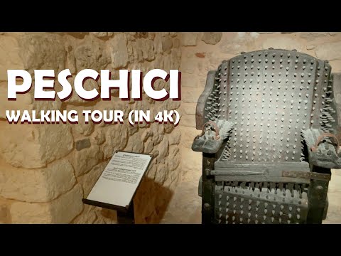 PESCHICI, Puglia, Italy walking tour in 4k ⛱️ Gargano, summer destination