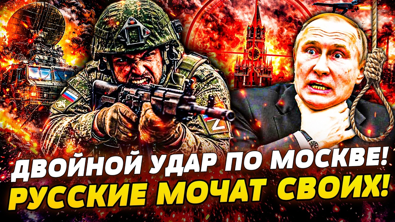😈СРОЧНО! УКРАИНА ЗАТЯНУЛА УДАВКУ НА ШЕЕ РФ! ДВОЙНОЙ УДАР ПО МОСКВЕ! РУССКИЕ ?