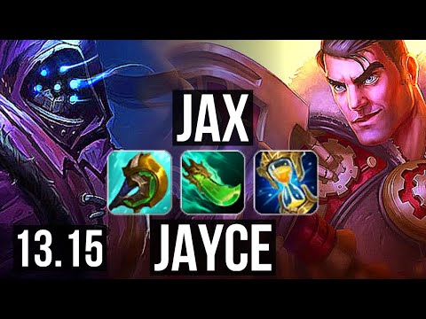 JAX vs JAYCE (TOP) | 13/1/11, 3.4M mastery, 7 solo kills, 1000+ games, Legendary | KR Master | 13.15